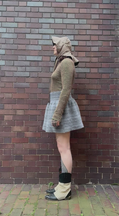 aw 24 felted knit skirt